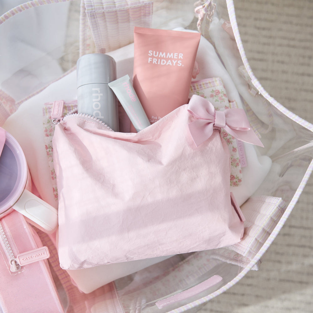 Case Mate Crinkle Makeup Bag • Ballet Pink
