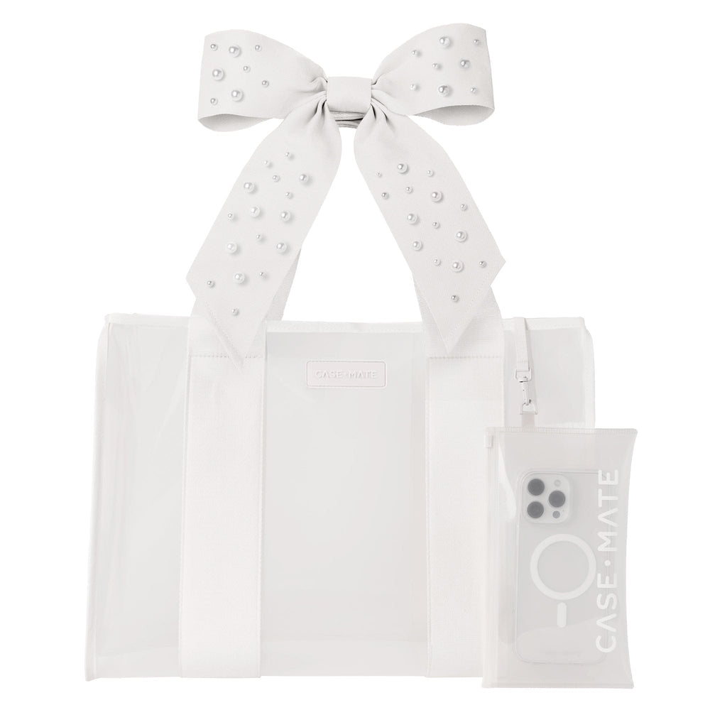 Case Mate Jelly Tote Bag • Ivory Pearl