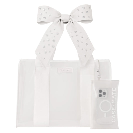 Case Mate Jelly Tote Bag • Ivory Pearl