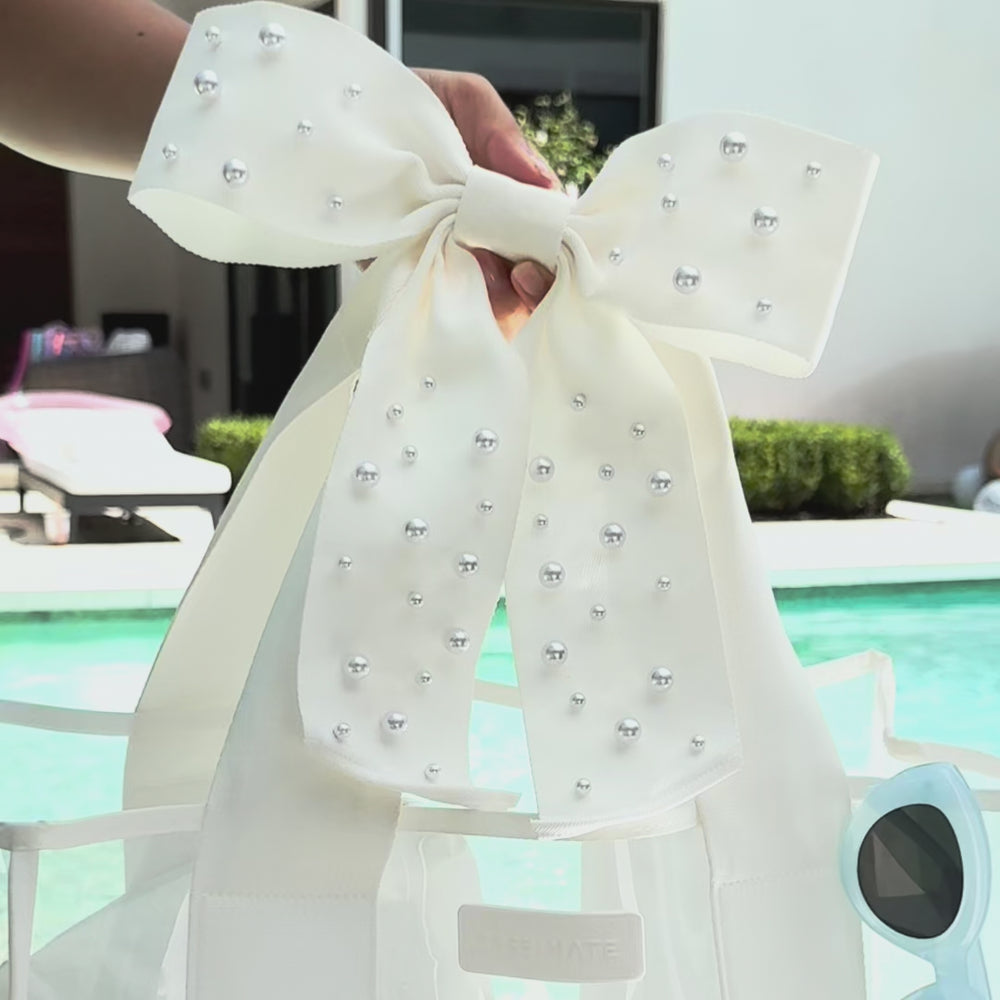 Case Mate Jelly Tote Bag • Ivory Pearl