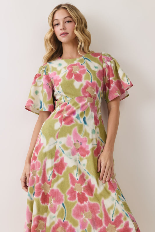 Fall in Love Floral Dress