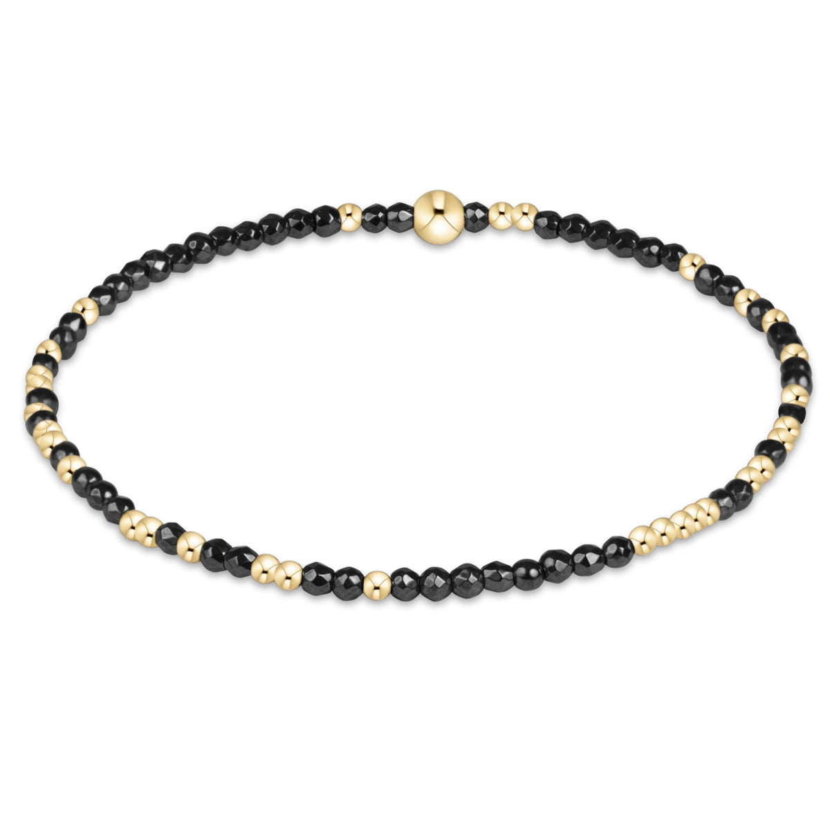 Hope Unwritten Faceted Hematite 2mm Bracelet | enewton
