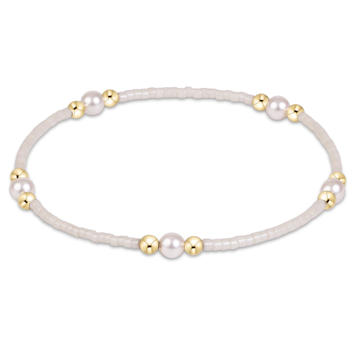 Hope Purpose Pearl Bracelet - Milkshake | enewton