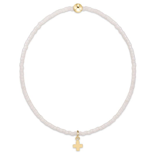 Hope Classic Milkshake Bracelet with cross charm| enewton