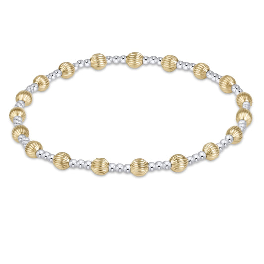 Dignity Sincerity Mixed Metal 4mm Bracelet | enewton