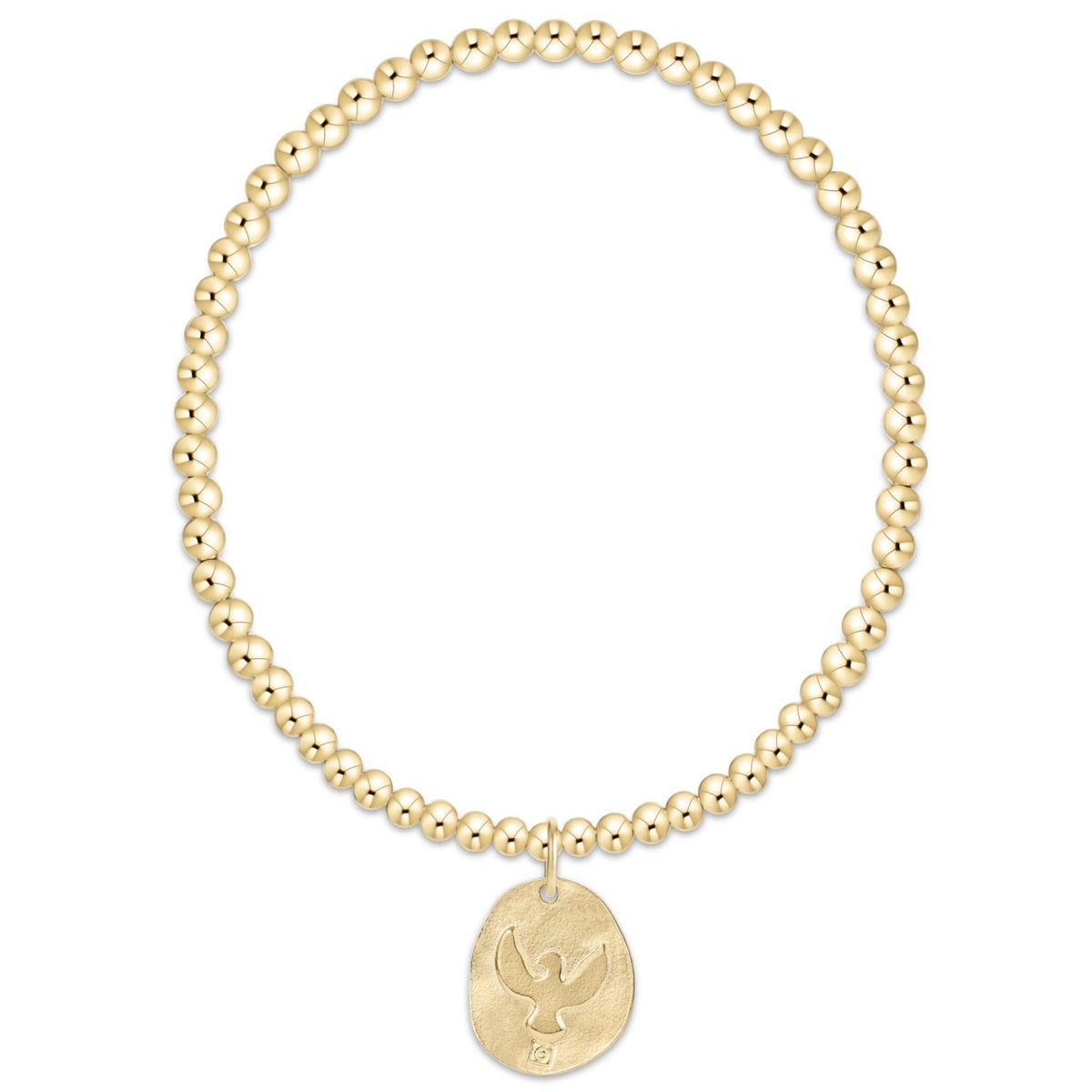 Classic Gold 3mm Bracelet - American Flag | Enewton